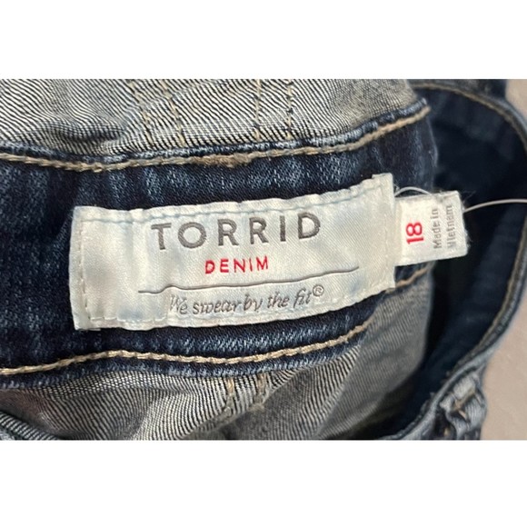 TORRID Denim Overalls Jeans - Picture 2 of 6
